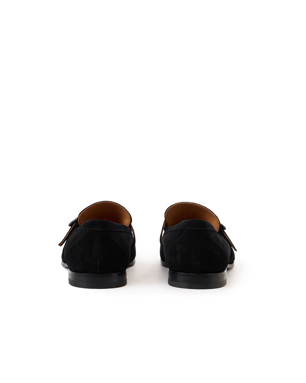 Mocassino nero in pelle di vitello con fascetta e fibbia laterale - Iceberg - Official Website