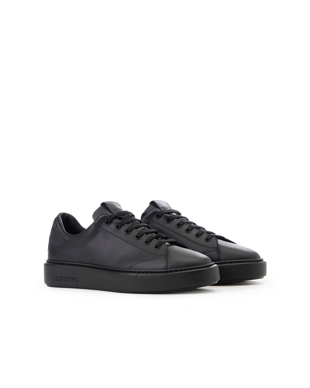 Iceberg low-top black sneakers with XL sole - Iceberg - Official Website