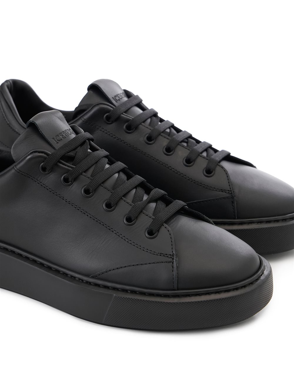 Iceberg low-top black sneakers with XL sole - Iceberg - Official Website