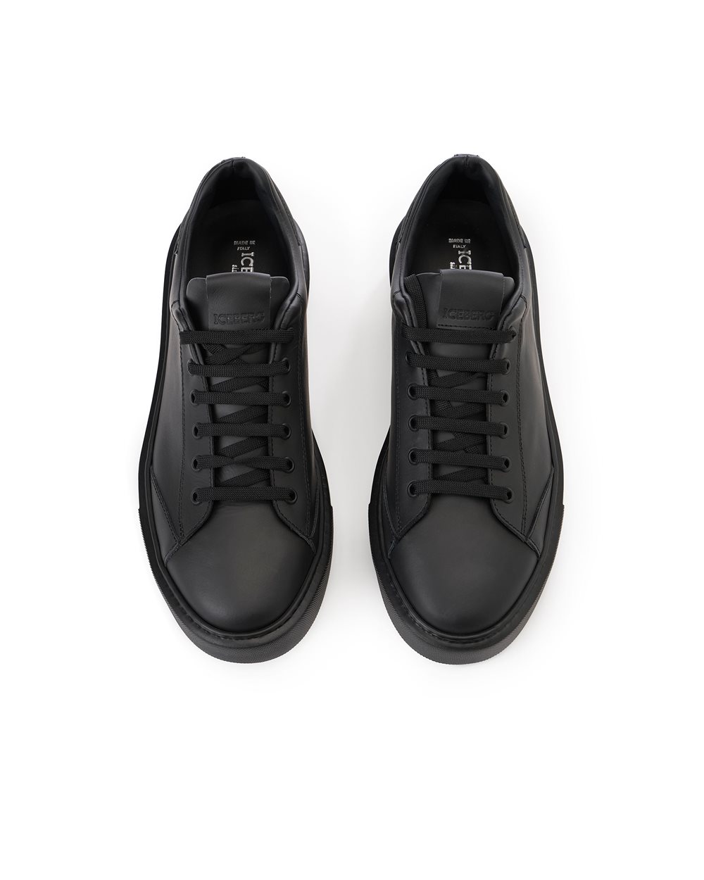 Iceberg low-top black sneakers with XL sole - Iceberg - Official Website