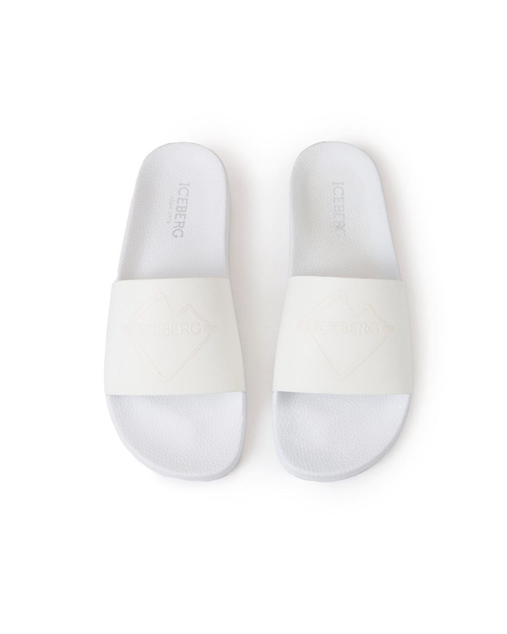 White Slides Comfort Timeless - Iceberg - Official Website