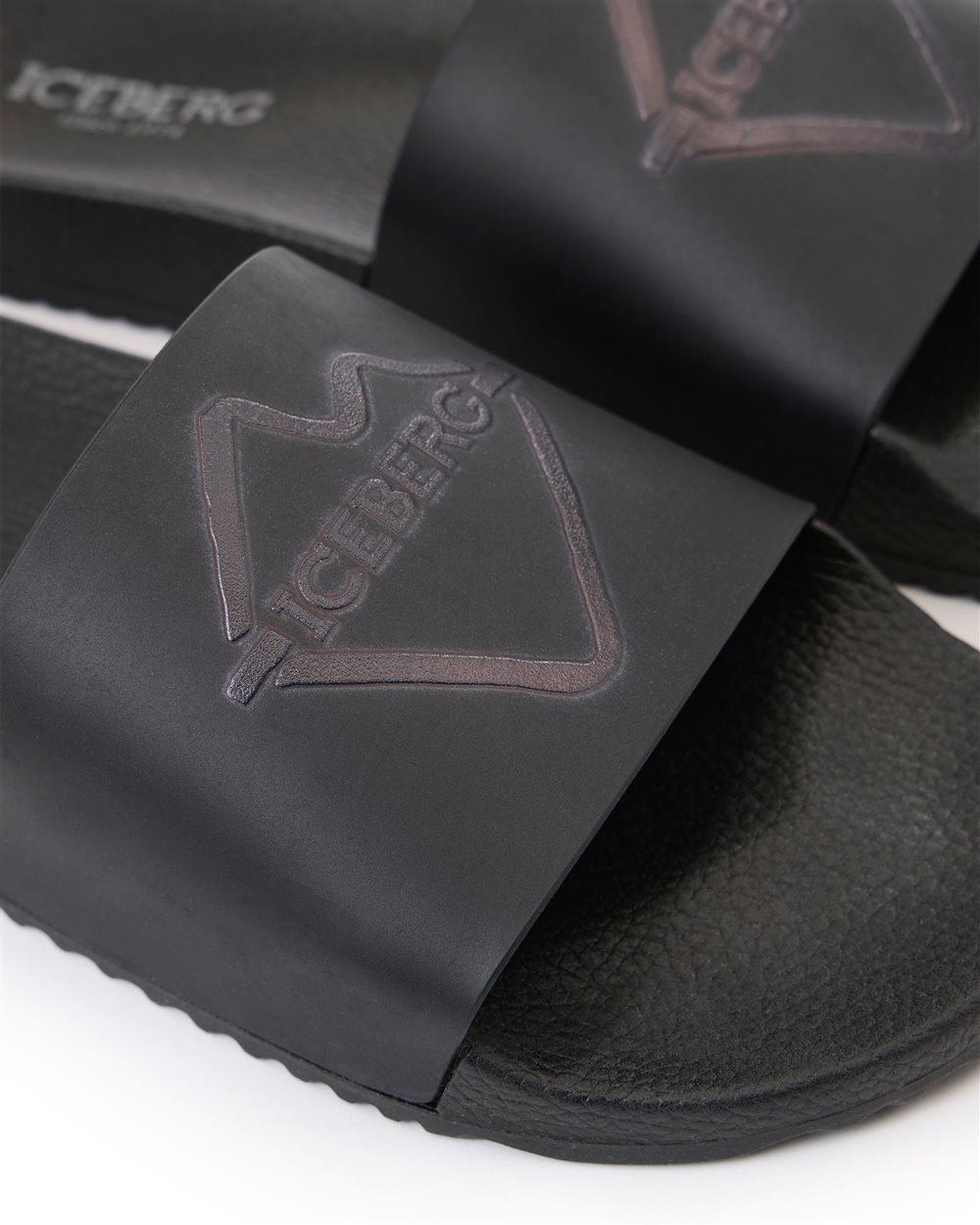 Black Slides Comfort Timeless - Iceberg - Official Website