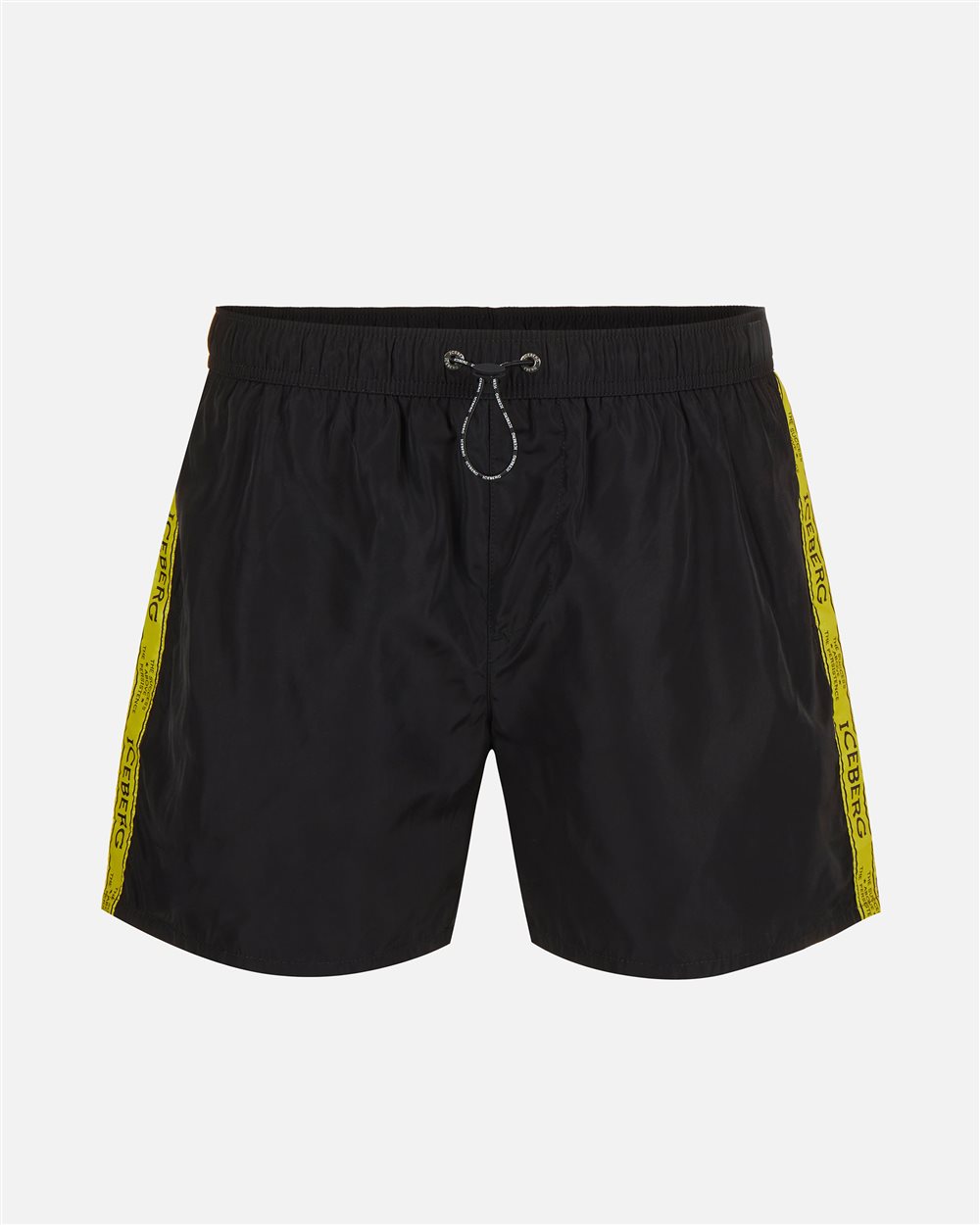 Black swim trunks with contrasting drawstring - Iceberg - Official Website