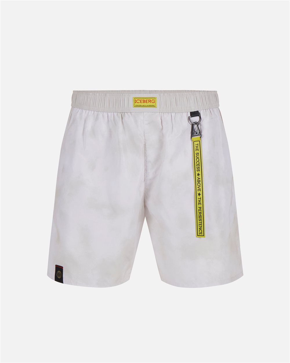 Coccio colored boxer shorts with elastic, drawstring and Iceberg logo - Iceberg - Official Website