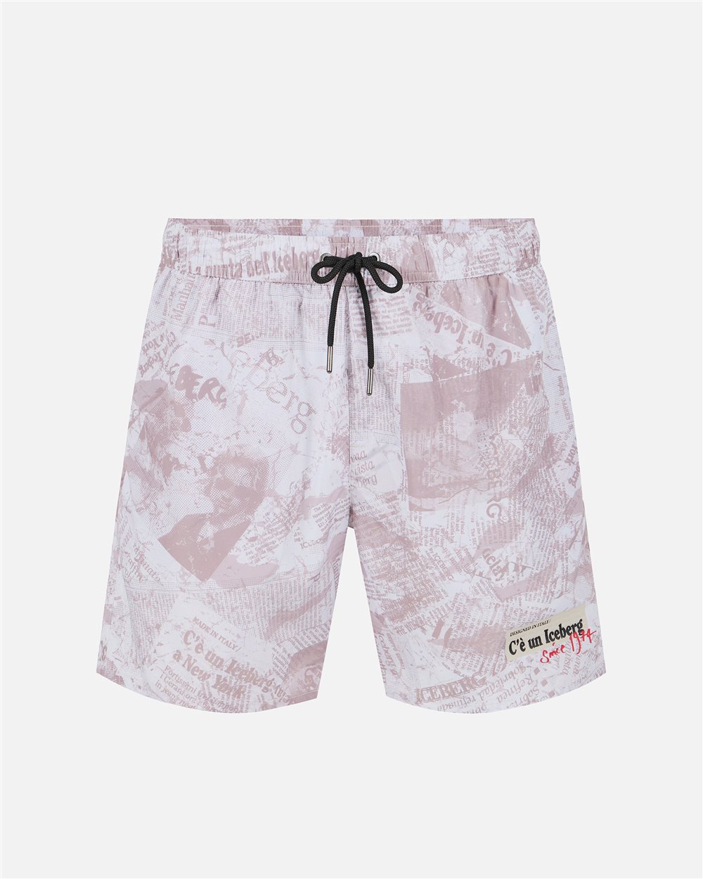 Boxer mare multicolor con coulisse e logo Iceberg - Iceberg - Official Website