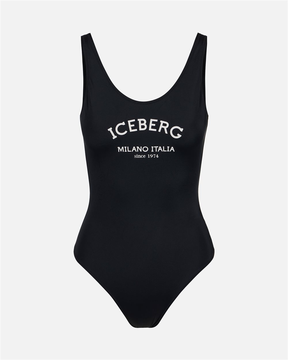 Costume intero nero modello olimpionico con logo Iceberg - Iceberg - Official Website