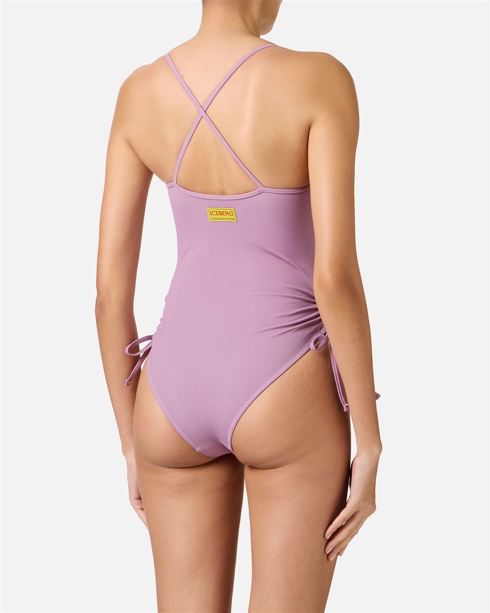 Purple one-piece with Looney Tunes print on the chest - Iceberg - Official Website