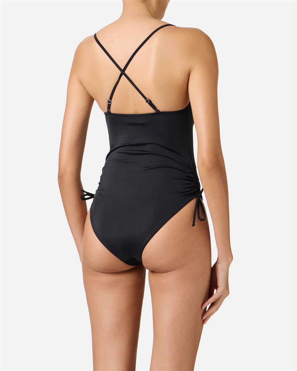 Costume intero nero con stampa Looney Tunes sul petto - Iceberg - Official Website