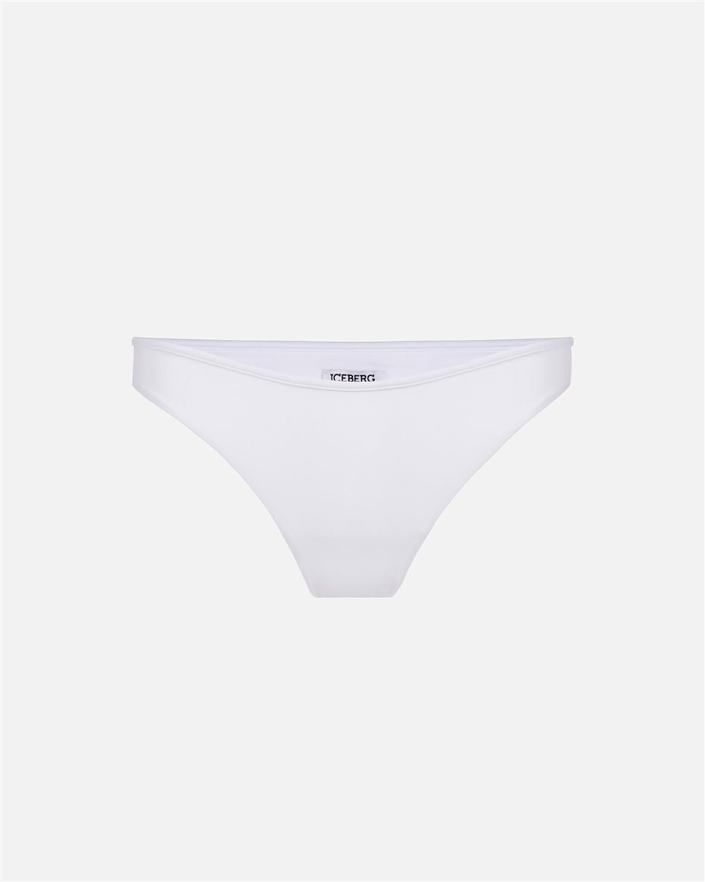 Black swim briefs with a slightly high leg for a fresh and chic look - Iceberg - Official Website