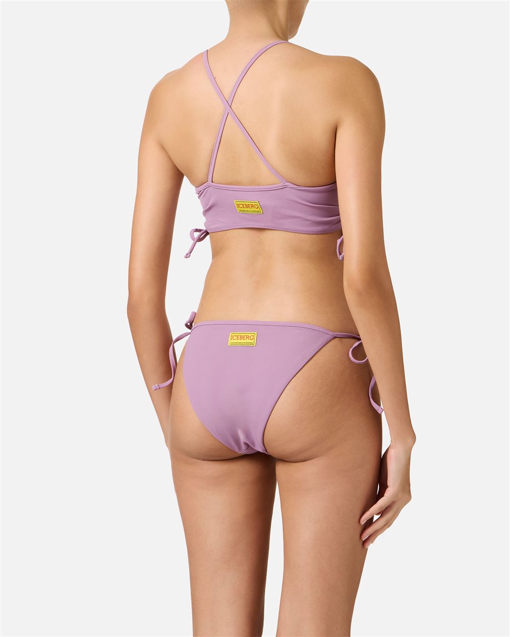 Purple Slip with Side Ties - Iceberg - Official Website
