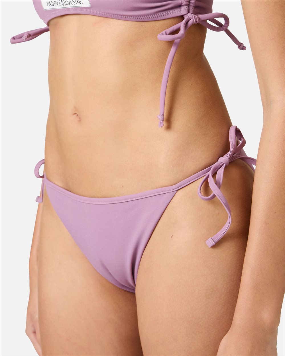 Purple Slip with Side Ties - Iceberg - Official Website