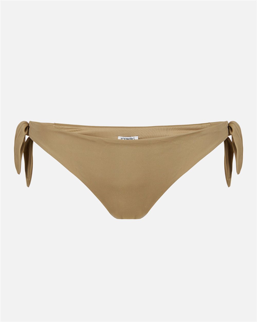 Slip color fango per costume da bagno con laccetti laterali - Iceberg - Official Website