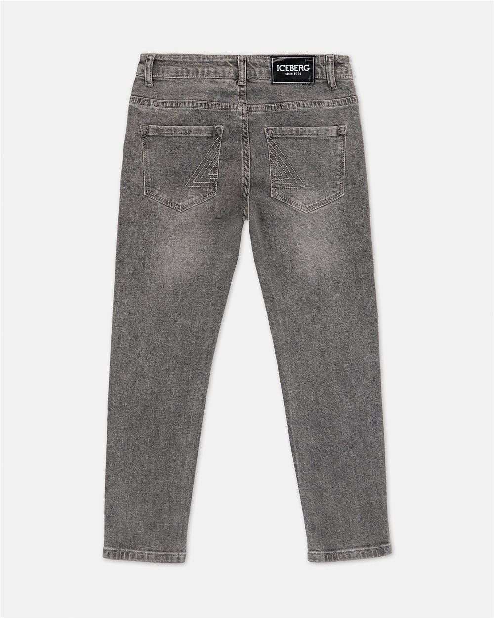 Jeans 5 tasche in grigio degradabile - Iceberg - Official Website