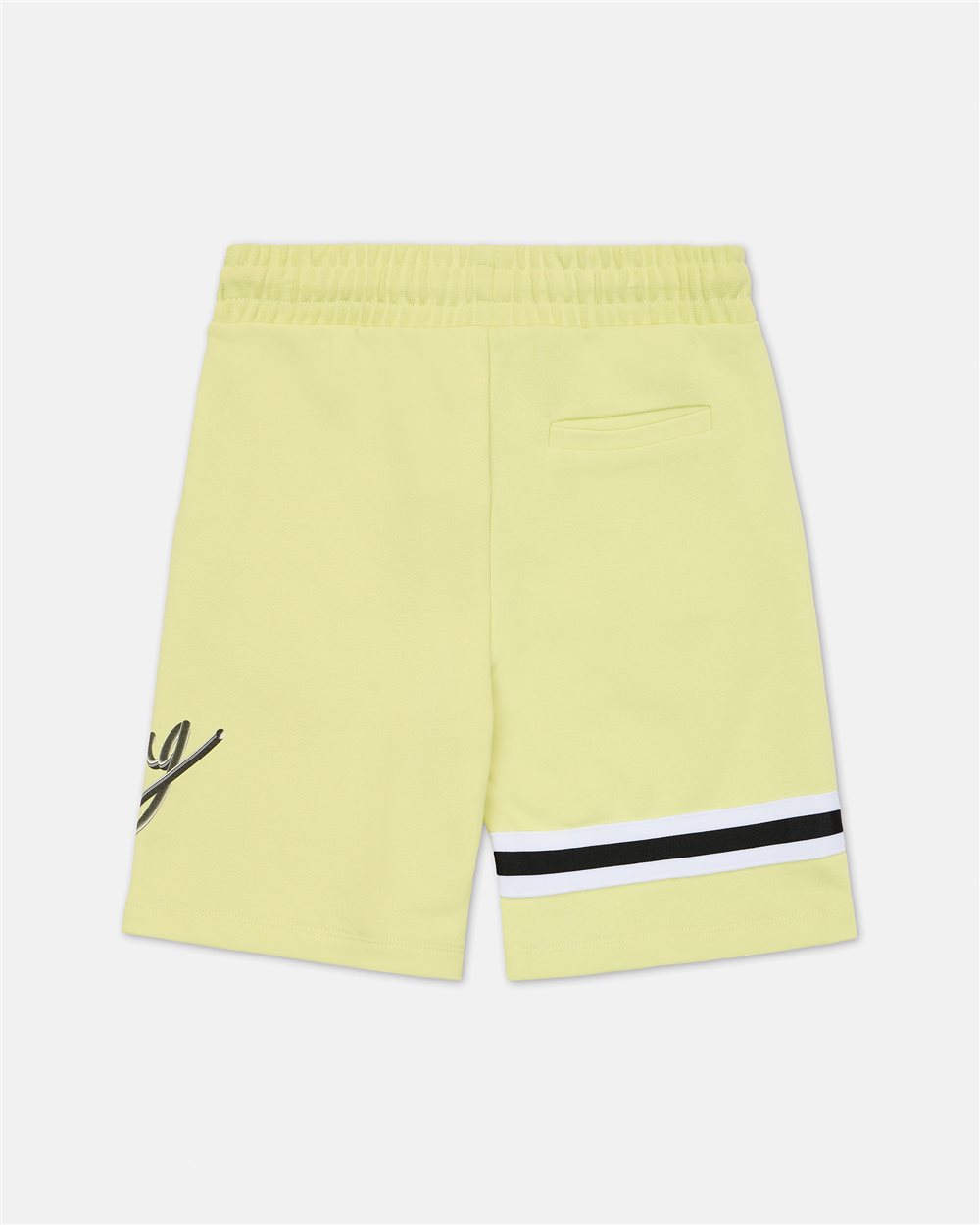 Lime Bermuda with Iceberg logo and blue stripe - Iceberg - Official Website