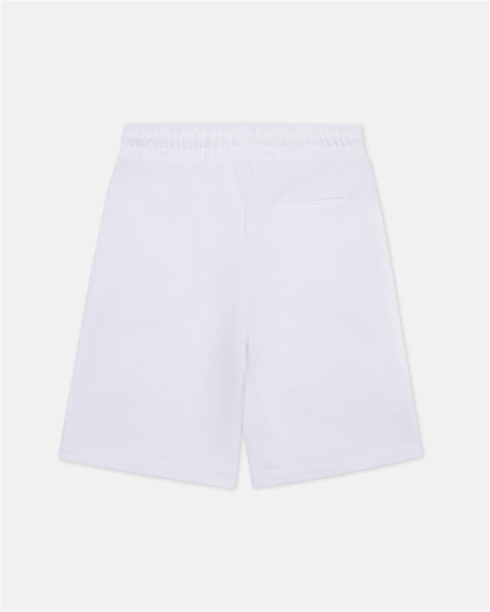 White Bermuda Shorts with Contrasting Logo - Iceberg - Official Website