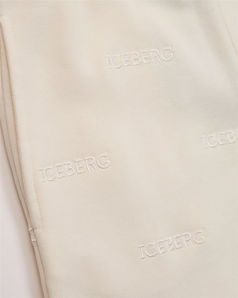 Cream Bermuda with Elastic Waist - Iceberg - Official Website