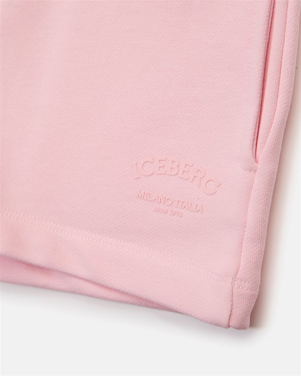 Blush Shorts with Elastic Waistband - Iceberg - Official Website