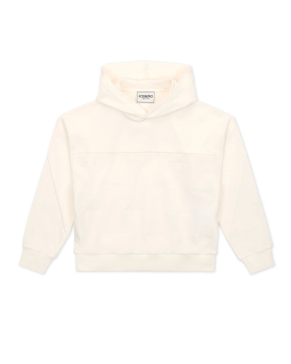 Cream colored Hoodie - Iceberg - Official Website