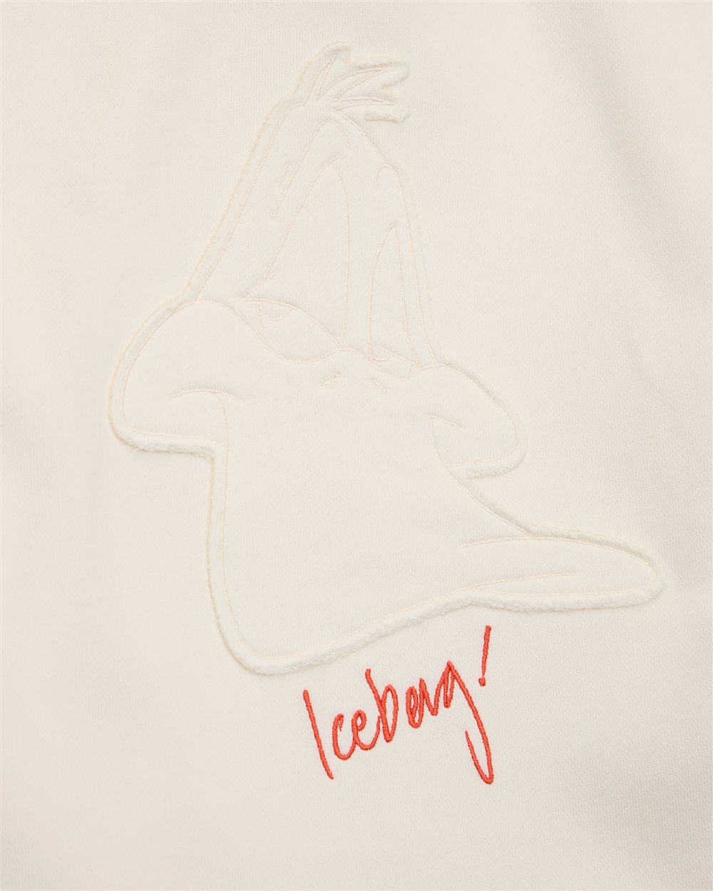 Cream hoodie with small Iceberg logo on the front - Iceberg - Official Website