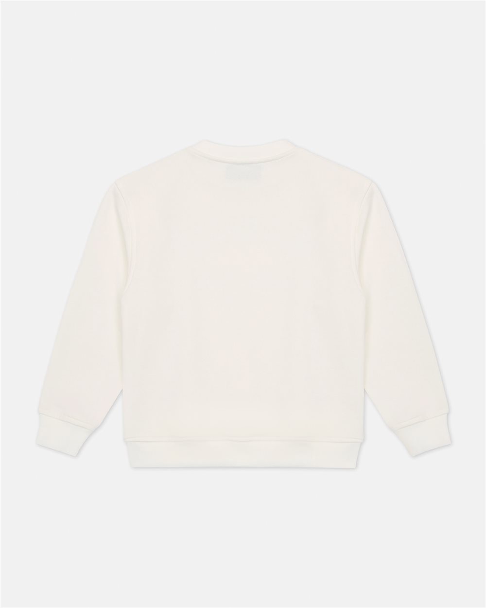 Cream-colored crewneck sweatshirt with institutional Iceberg logo on the front - Iceberg - Official Website