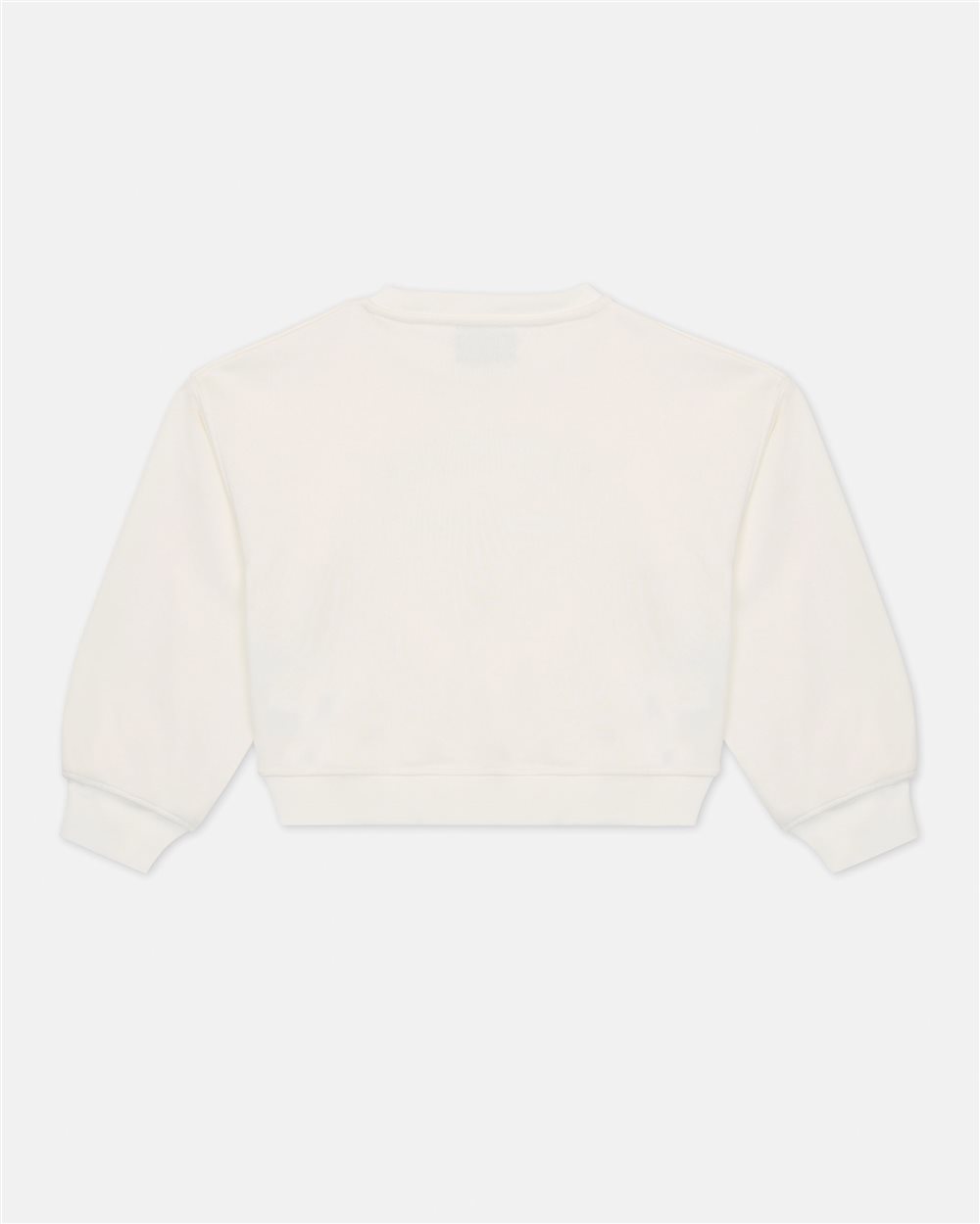 Cream-colored crewneck sweatshirt with contrasting Iceberg institutional logo - Iceberg - Official Website