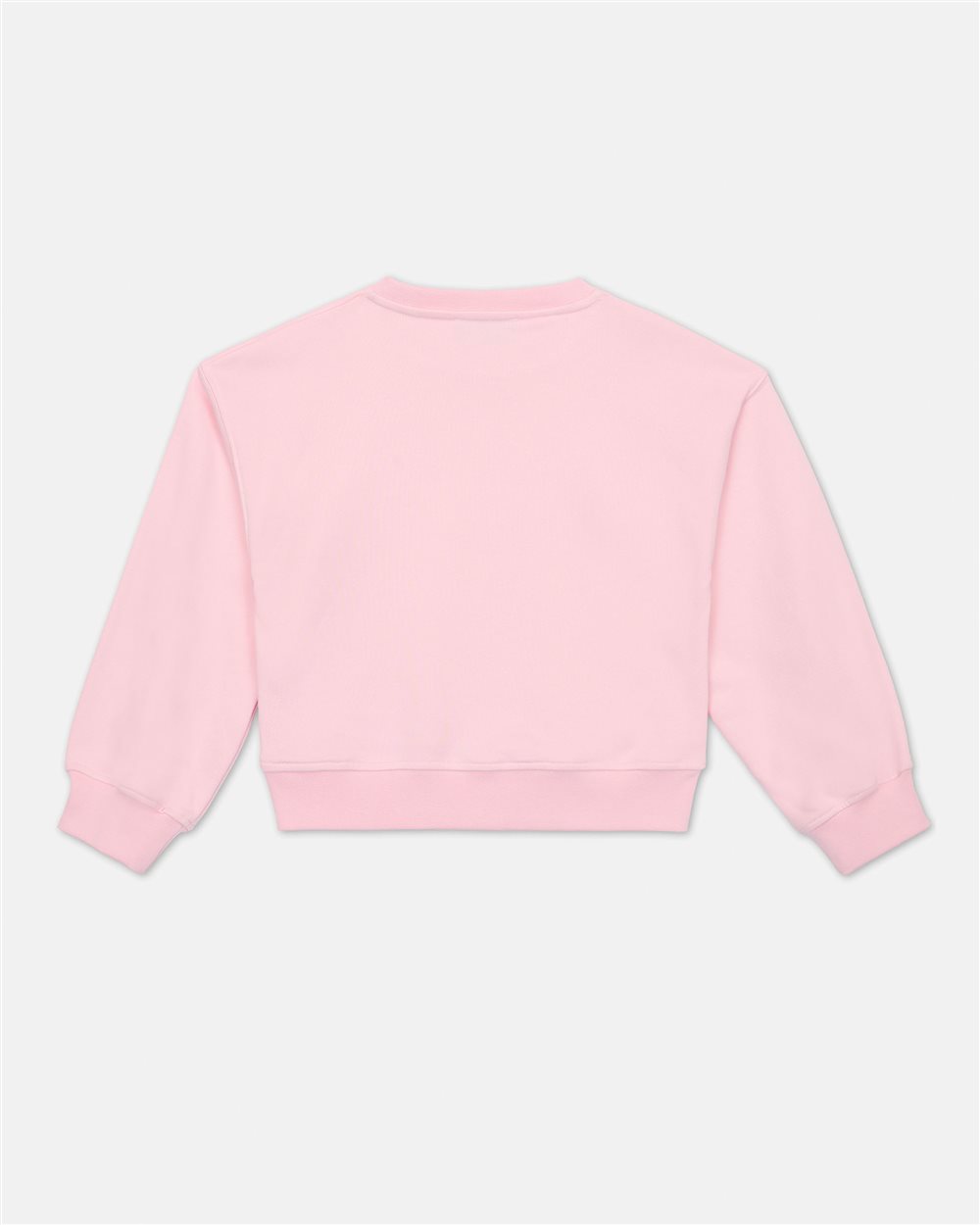Blush crewneck sweatshirt with tone-on-tone Iceberg institutional logo - Iceberg - Official Website