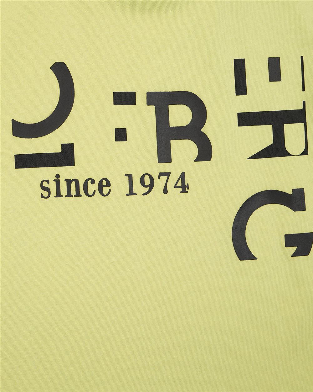 Short-sleeved mint-colored crew-neck T-shirt with contrasting lettering - Iceberg - Official Website