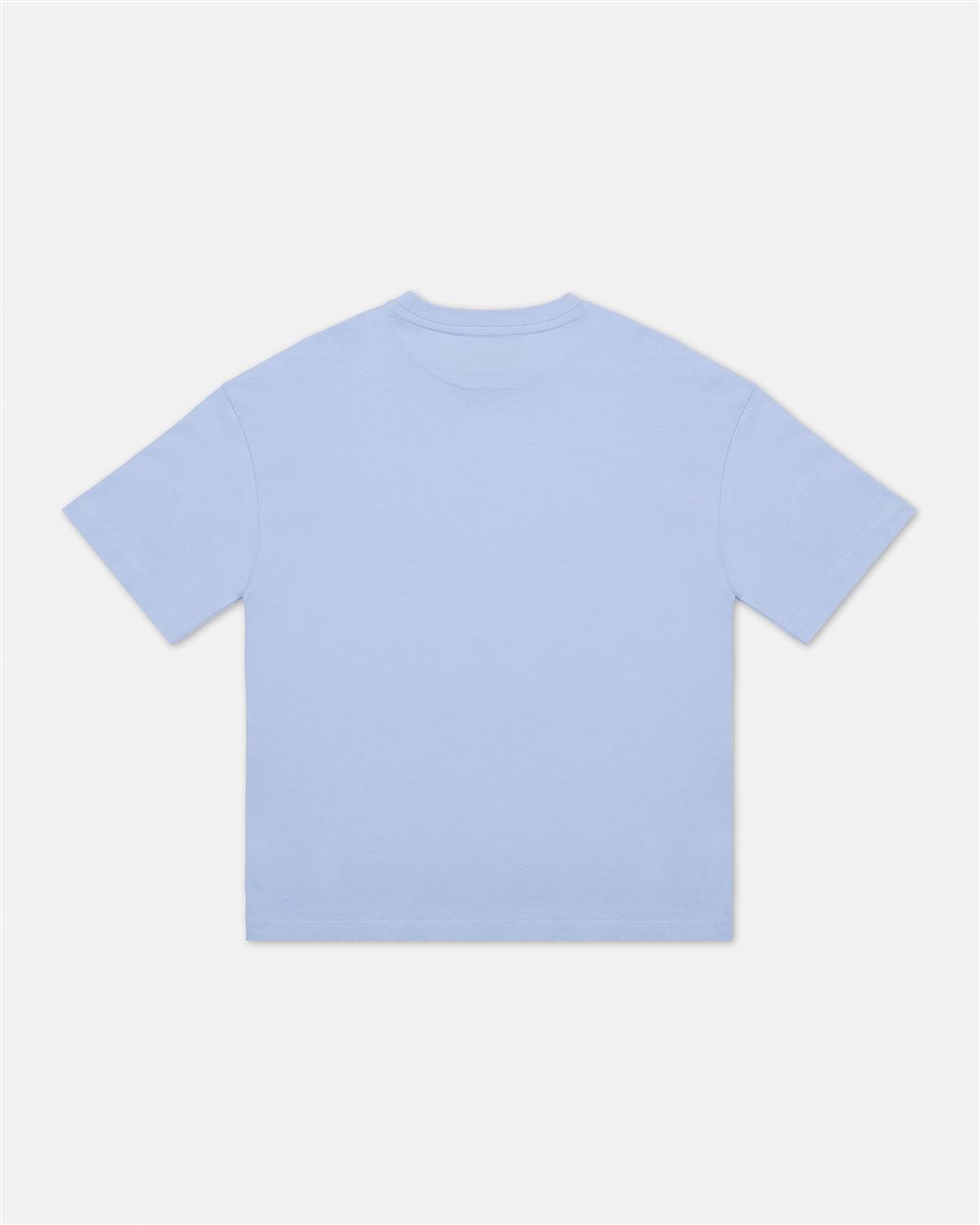 T-shirt girocollo in cotone turchese con stampa Daffy Duck - Iceberg - Official Website