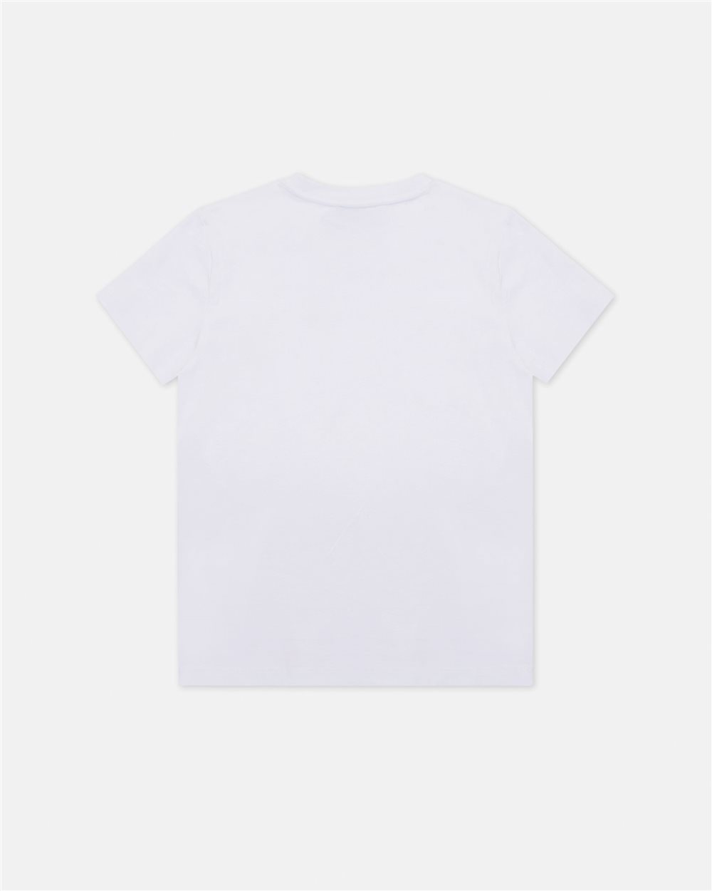 T-shirt girocollo in cotone bianco con logo Iceberg sul cuore - Iceberg - Official Website