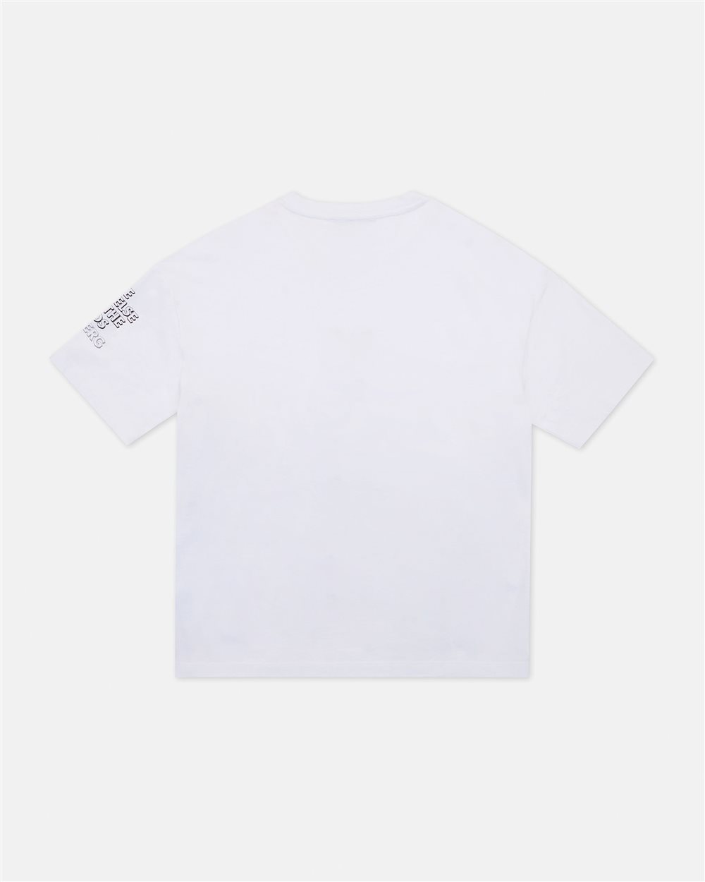 T-shirt girocollo in cotone bianco con stampe colorate - Iceberg - Official Website