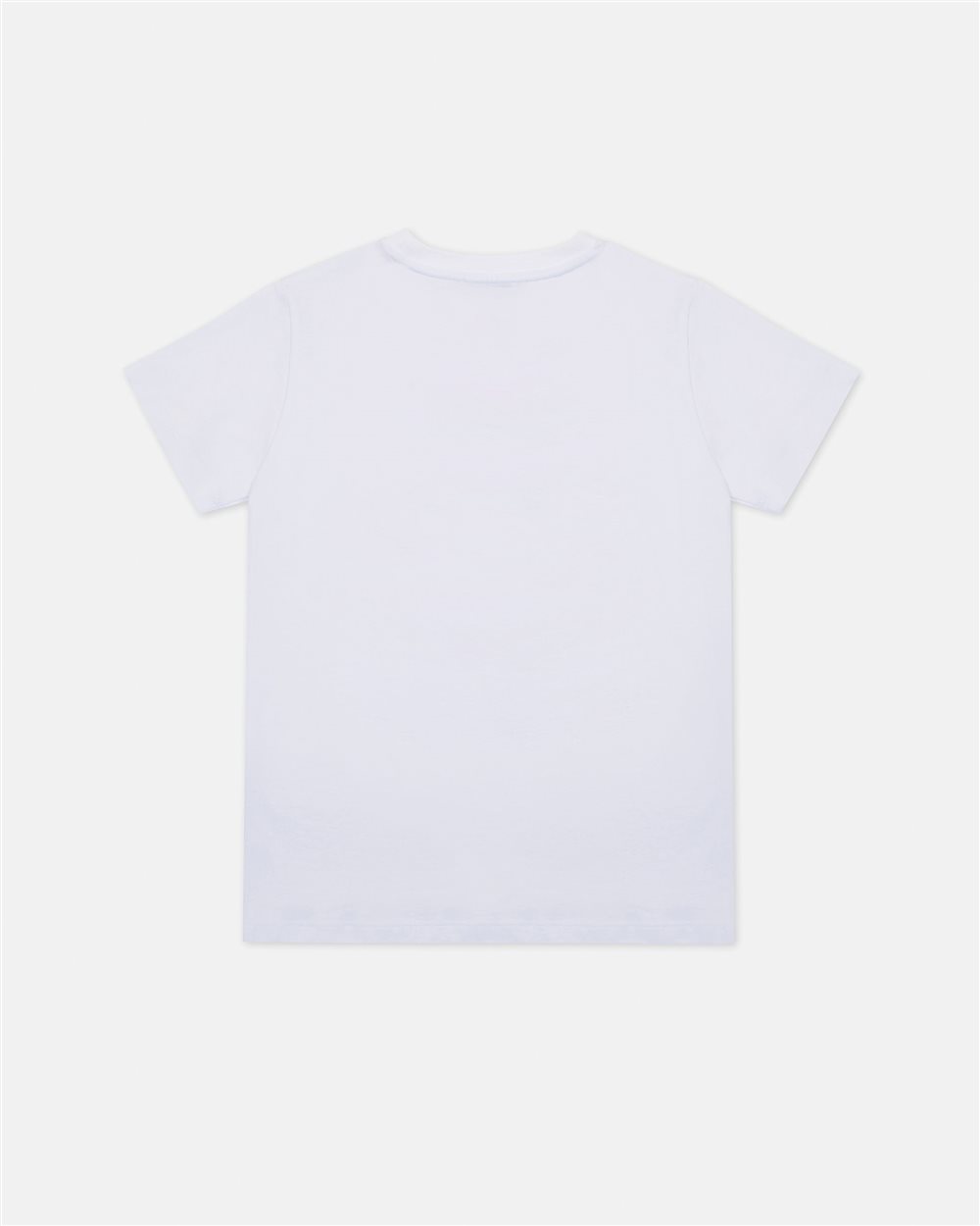 White cotton crew neck T-shirt with Bear and Iceberg logo - Iceberg - Official Website
