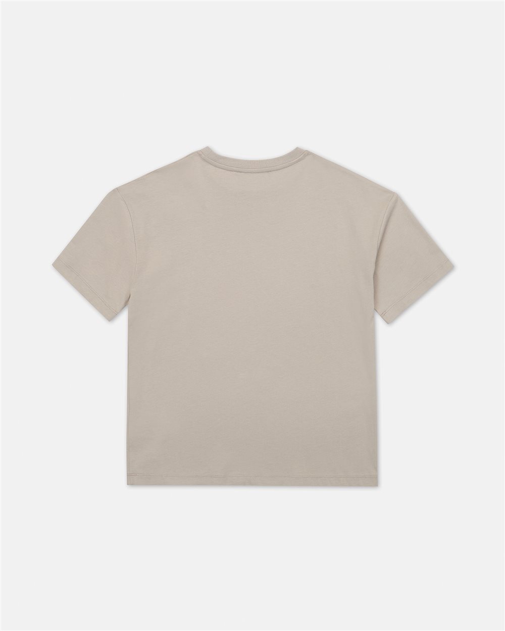 T-shirt di cotone a maniche corte color grigio degradabile con logo Iceberg a contrasto - Iceberg - Official Website