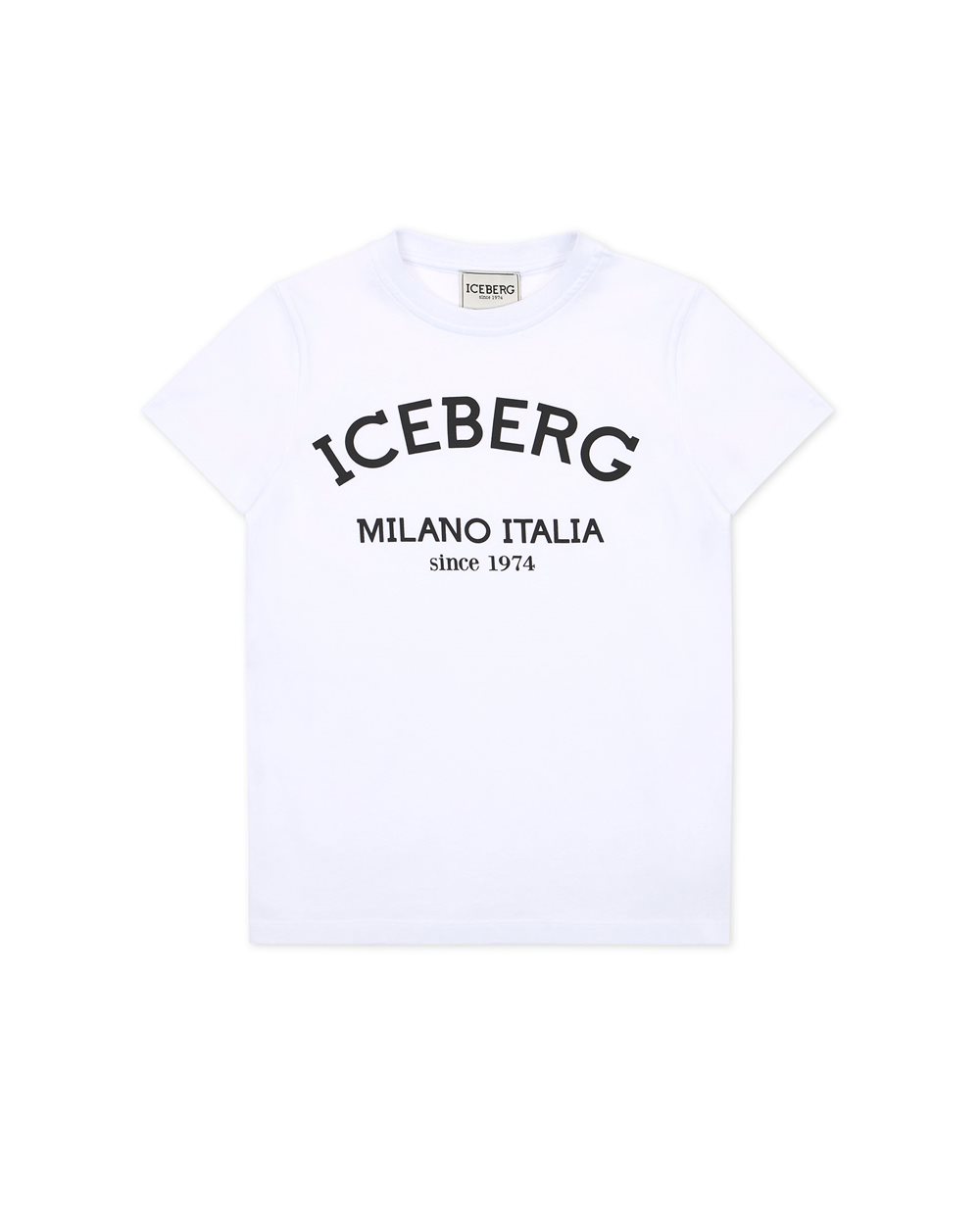 Cream colored T-shirt with Iceberg Logo - Iceberg - Official Website