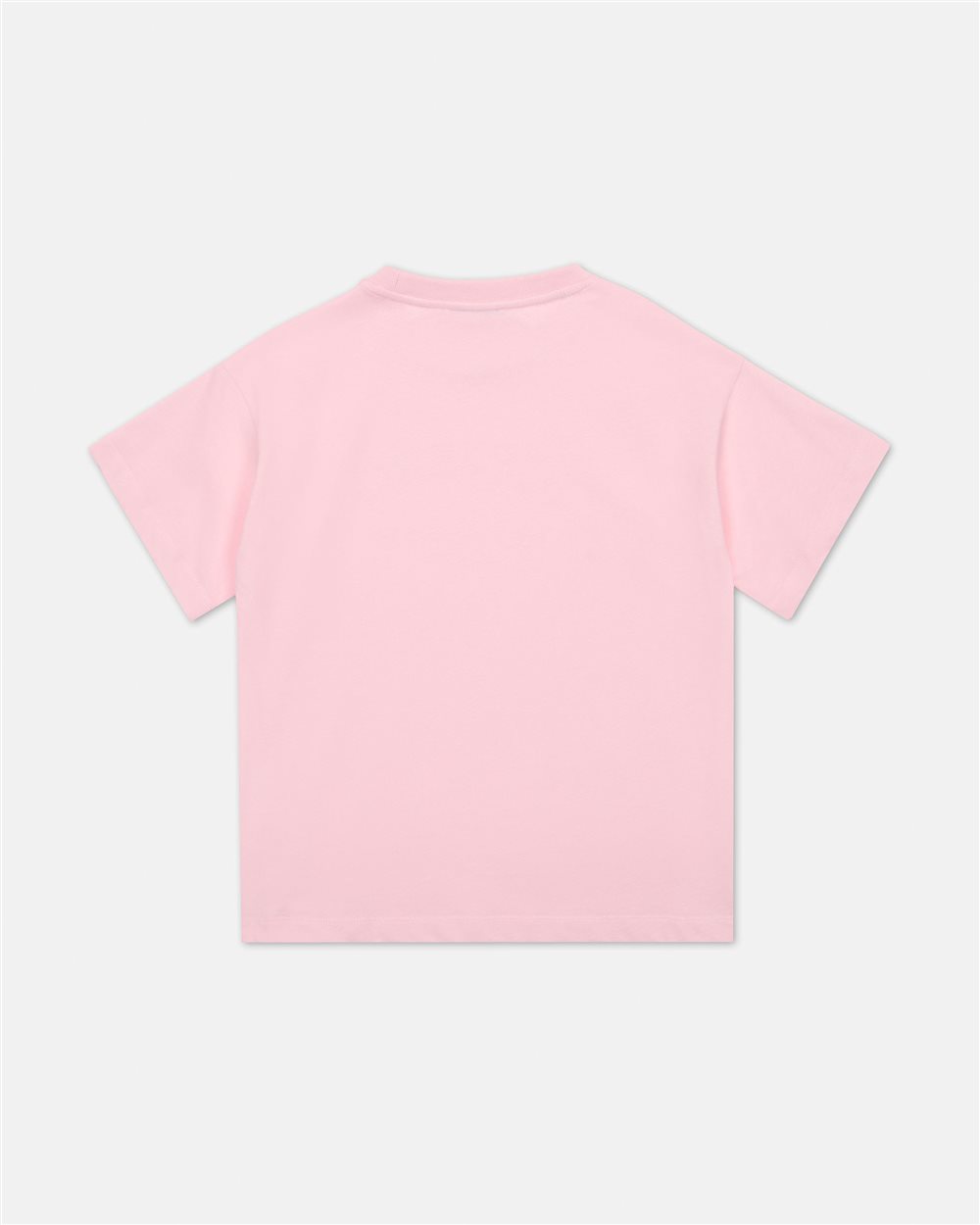 Blush colored T-shirt with institutional Iceberg logo on the front - Iceberg - Official Website