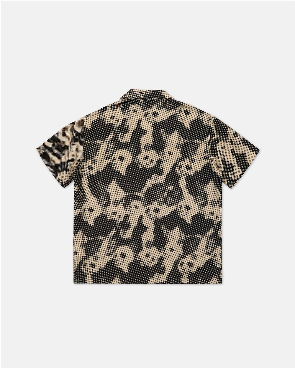 Camicia a fantasia in cotone a maniche corte - Iceberg - Official Website