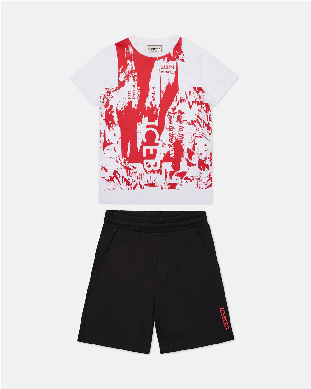 Coordinated Look: T-shirt and Bermuda Shorts - Iceberg - Official Website