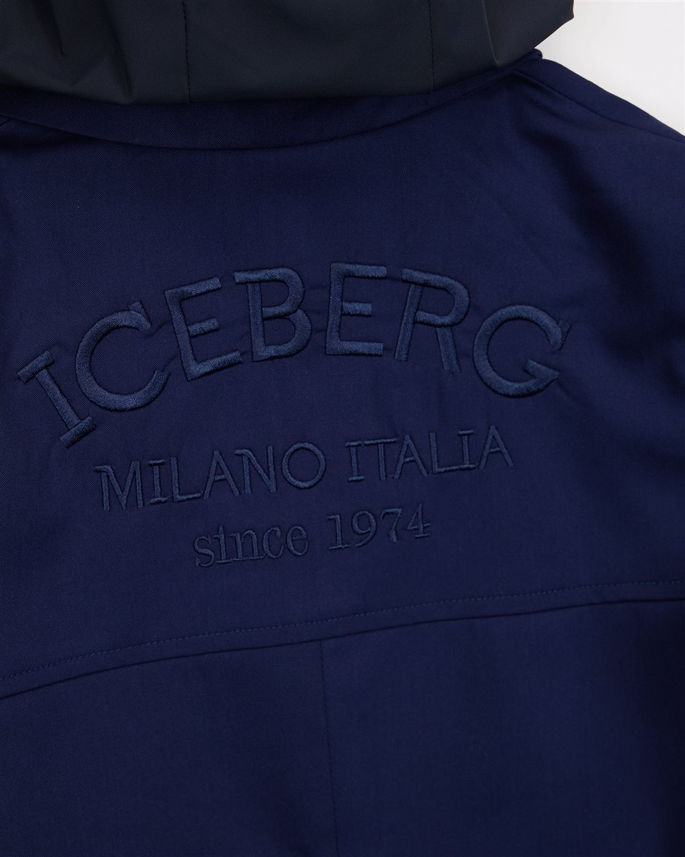 Giacca Blazer con Cappuccio in Tessuto Blu - Iceberg - Official Website