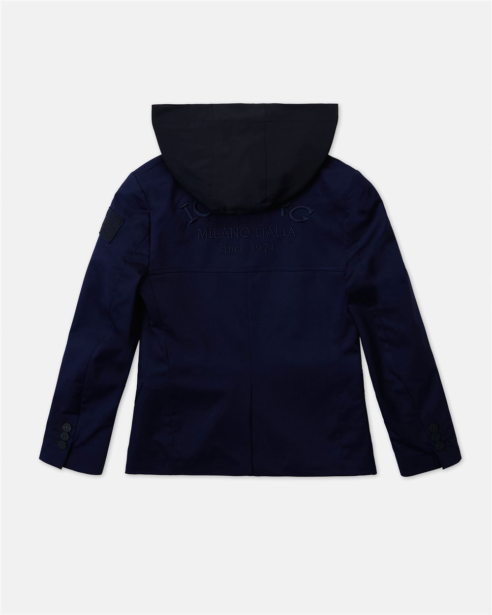 Giacca Blazer con Cappuccio in Tessuto Blu - Iceberg - Official Website