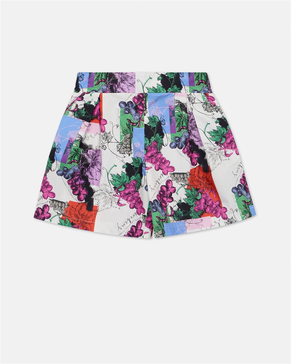 Bermuda corta multicolor con gamba larga ed elastico in vita - Iceberg - Official Website