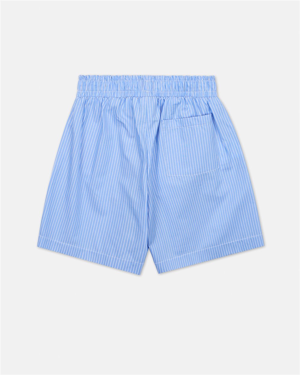 Light blue wide leg bermuda shorts with elastic waist - Iceberg - Official Website