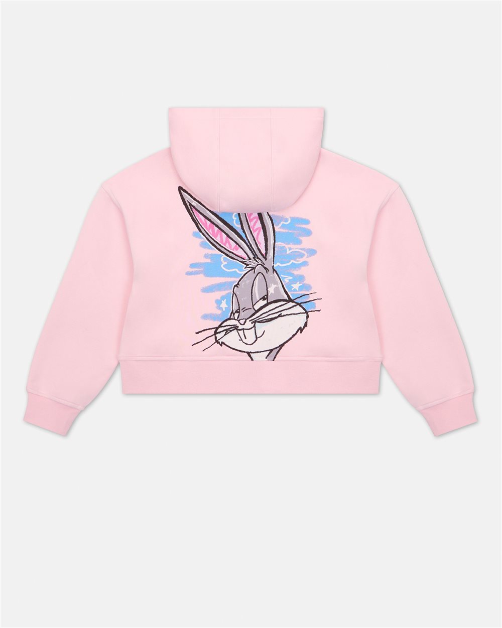 Blush cropped hoodie with Iceberg logo - Iceberg - Official Website