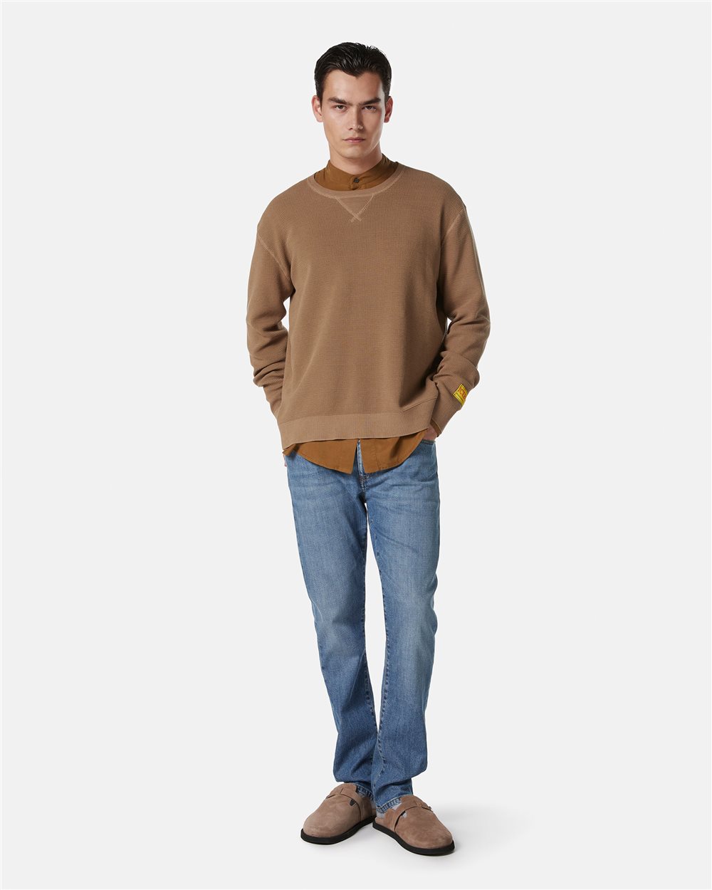Indigo 5-Pocket Slim Fit Trousers - Iceberg - Official Website