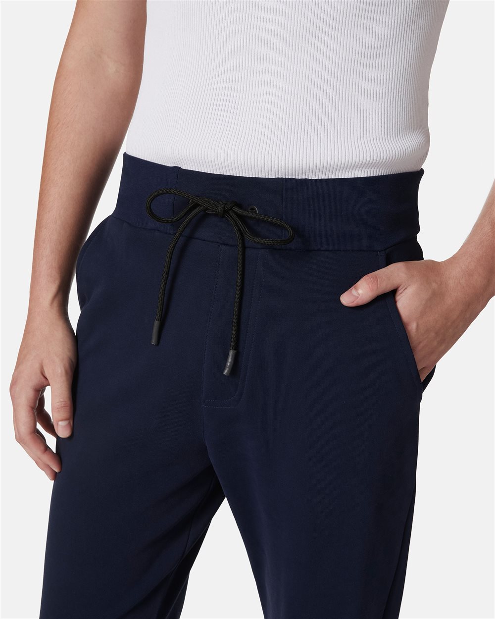 Blue cotton fleece trousers with Bear print - Iceberg - Official Website