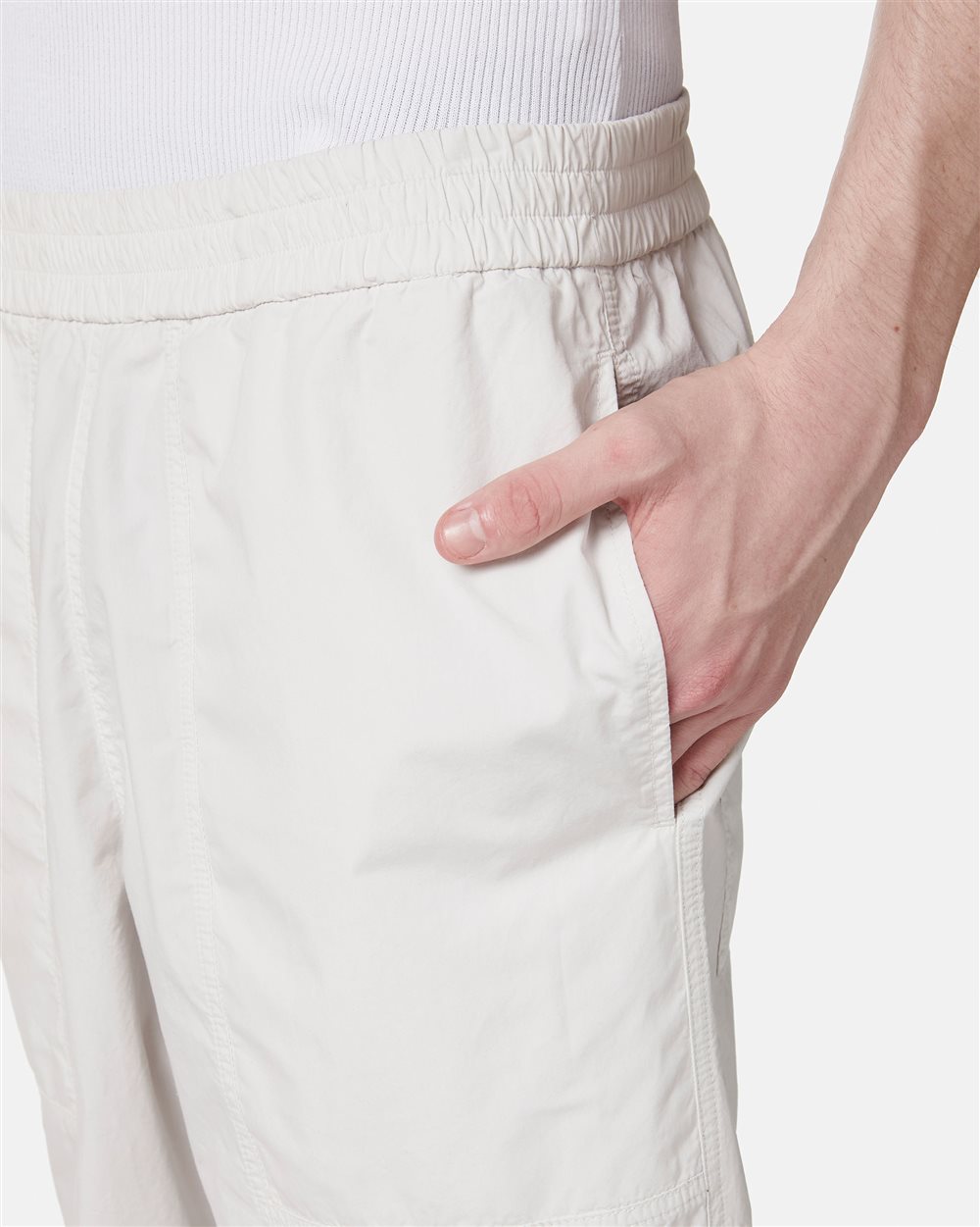 Jogging fit trousers in powder colour - Iceberg - Official Website