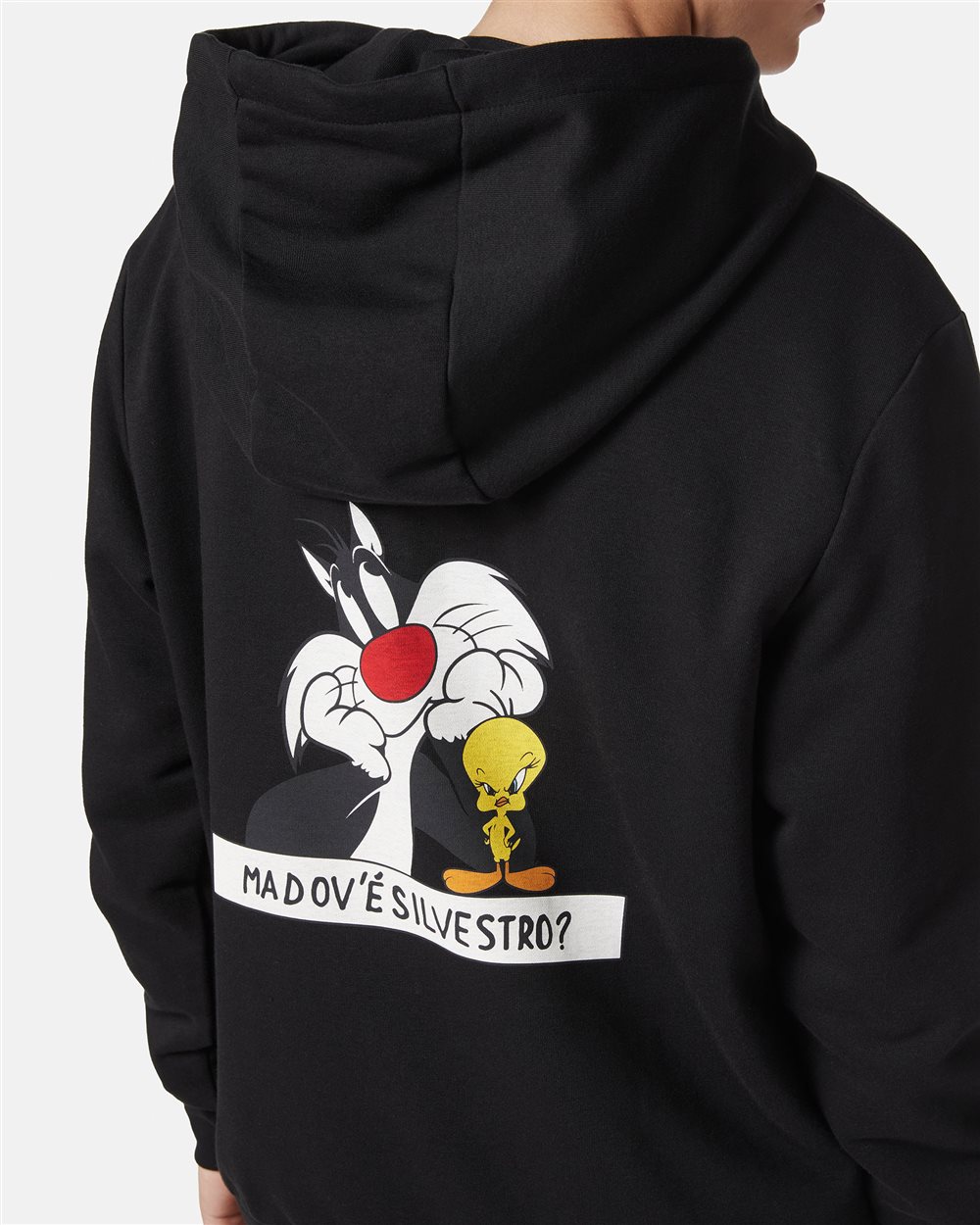Black hoodie with Looney Tunes print - Iceberg - Official Website