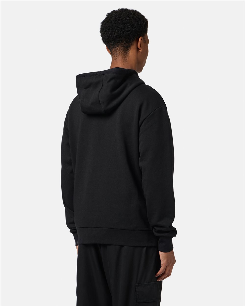 Regular fit black hoodie with SpongeBob print and logo embroidery - Iceberg - Official Website