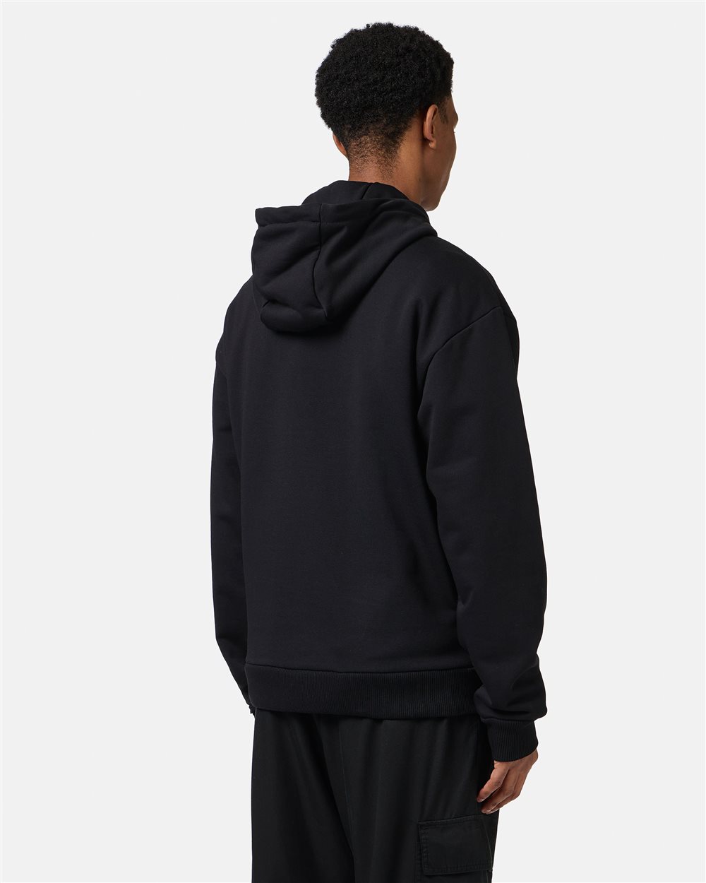Regular black fit hoodie with SpongeBob print and logo embroidery - Iceberg - Official Website