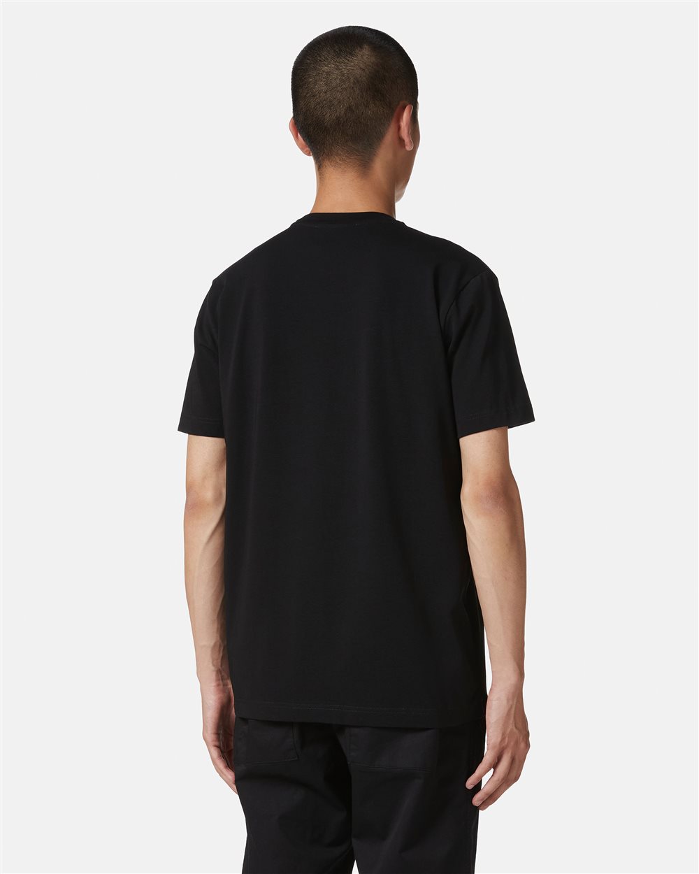 Schwarzes T-Shirt aus nachhaltiger Baumwolle mit Looney Tunes-Print - Iceberg - Official Website