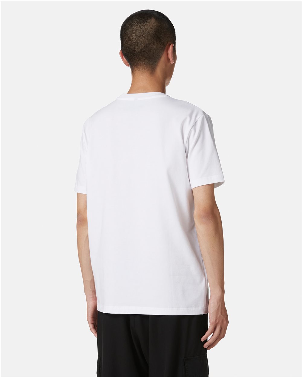 White sustainable stretch cotton T-shirt with Spongebob print - Iceberg - Official Website