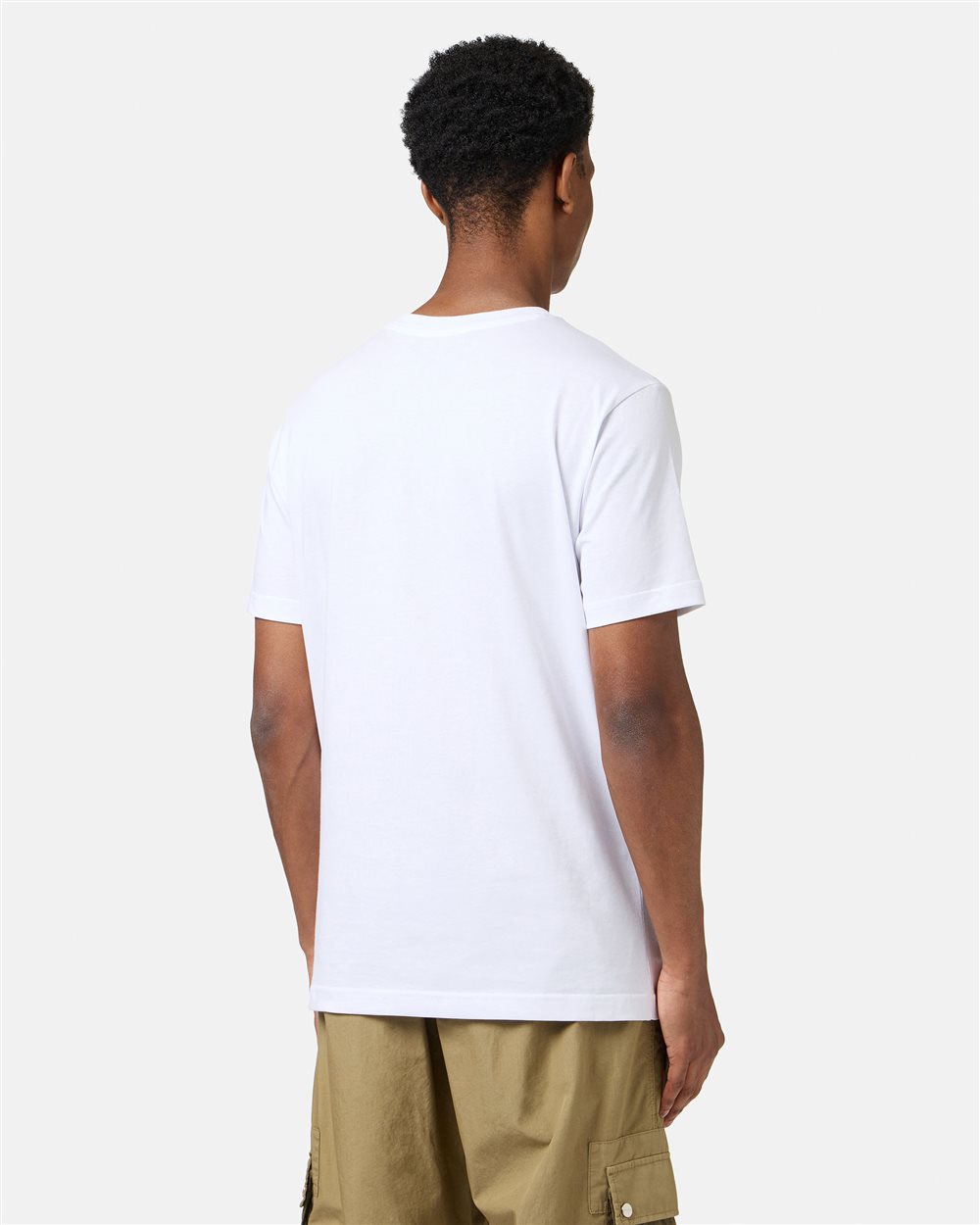 White slim fit cotton T-shirt with Bear print - Iceberg - Official Website